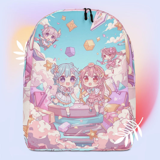 Mochila Japonesa Kawaii | Bolso Estilo Anime, Mochila Unisex Aesthetic de Viaje, Mochila Escolar para Portátil