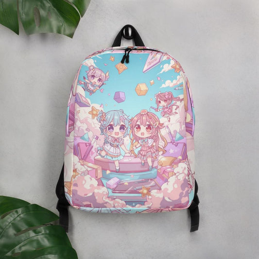 Mochila Japonesa Kawaii | Bolso Estilo Anime, Mochila Unisex Aesthetic de Viaje, Mochila Escolar para Portátil