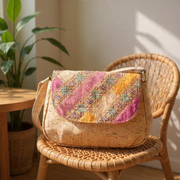 Bolsos de Corcho Natural para Mujer Portugal | Bolsos Cruzados de Diseñador y Tote Bags para Ella, Regalo para Ella, Oferta de Navidad
