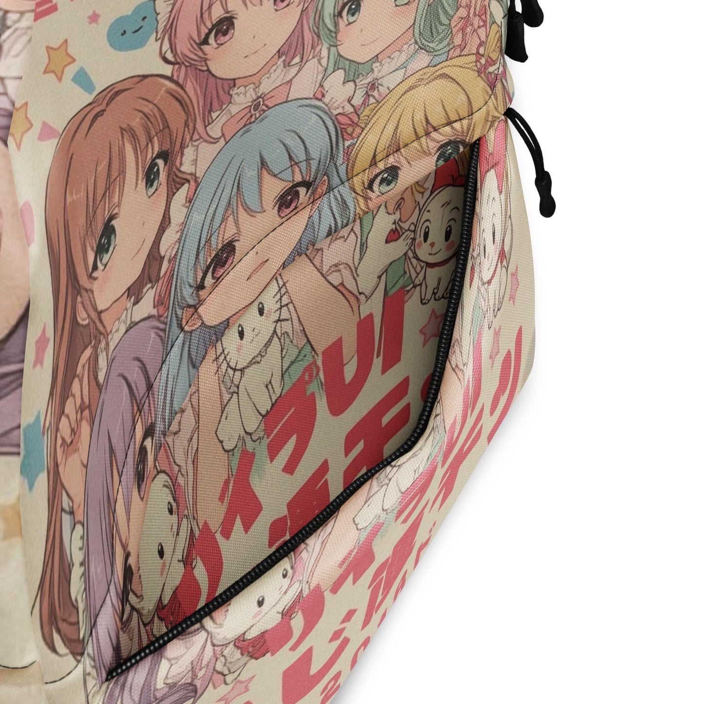 Mochila para Niñas | Bolsa Escolar Retro con Compartimento para Portátil | Mochila Estilo Manga Regalo | Mochila Kawaii Bonita de Uso Diario