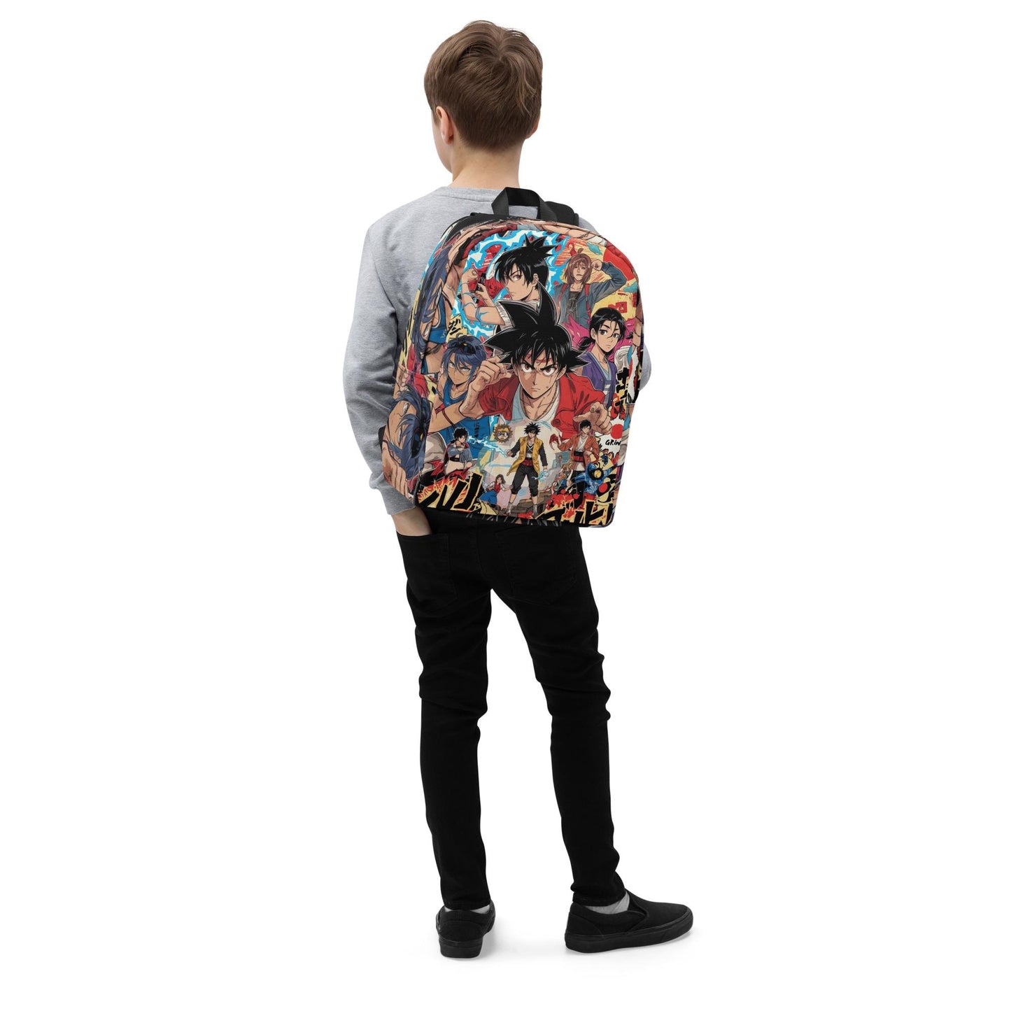 Mochila Estilo Anime Japonés | Mochila Unisex de Estética Manga, Mochila Aestética de Viaje, Mochila Escolar para Portátil