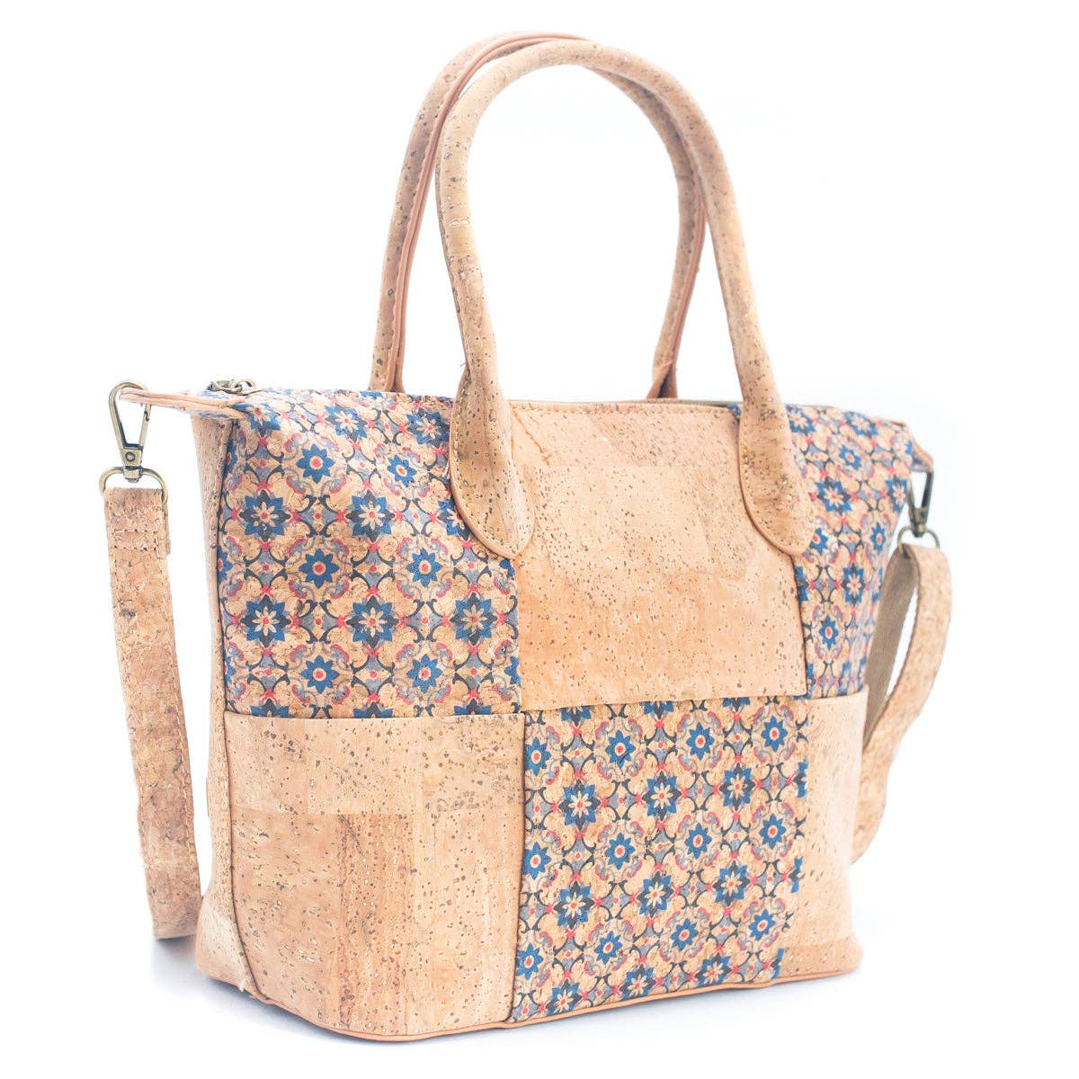 Bolsos de corcho natural para mujer | Bolsos de diseñador y bolsos tote de gran capacidad para ella, regalo para ella, oferta de Navidad.