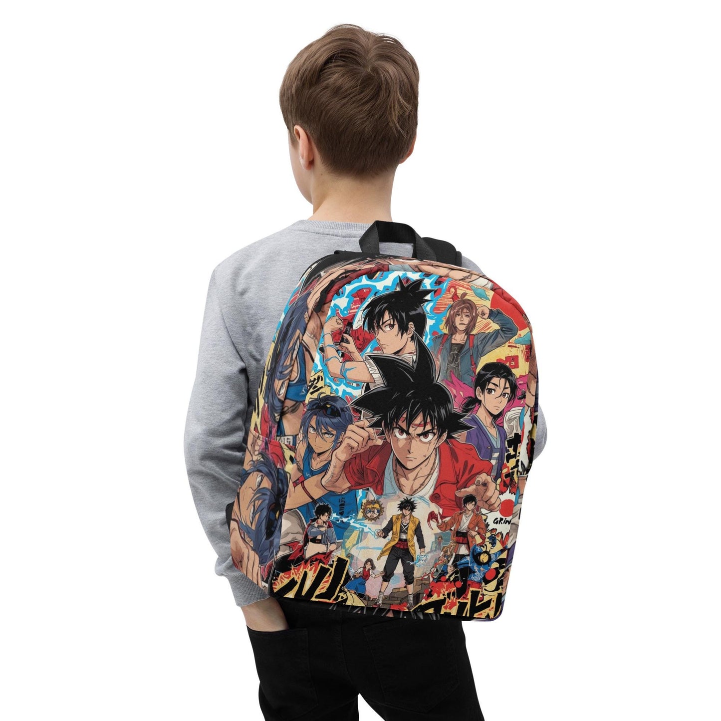 Mochila Estilo Anime Japonés | Mochila Unisex de Estética Manga, Mochila Aestética de Viaje, Mochila Escolar para Portátil