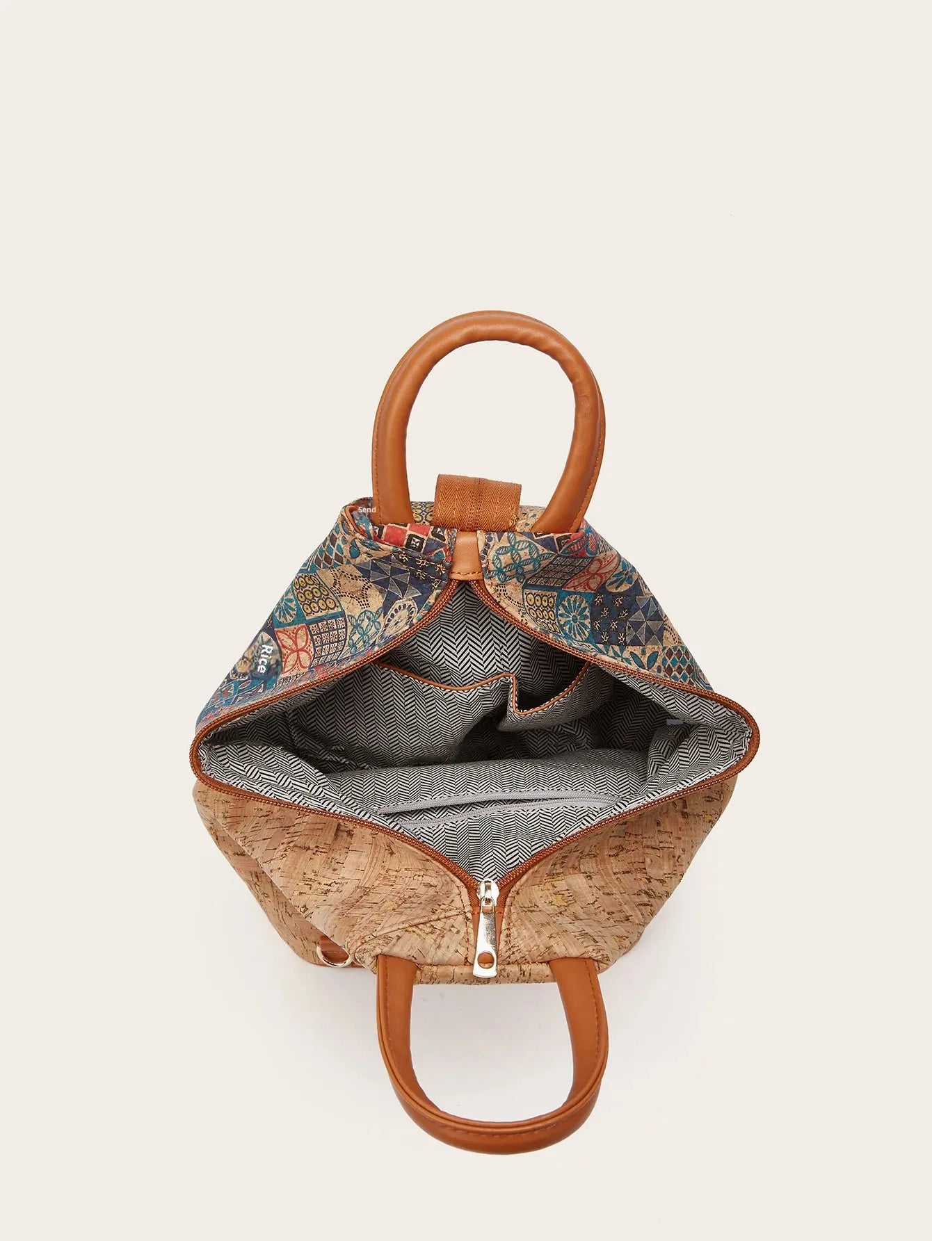 Mochila Tela de Corcho, Mochila Natural de corcho para mujer, Bolso vegano, Mochila ecológica y gran capacidad, Regalo para ella, Navidad