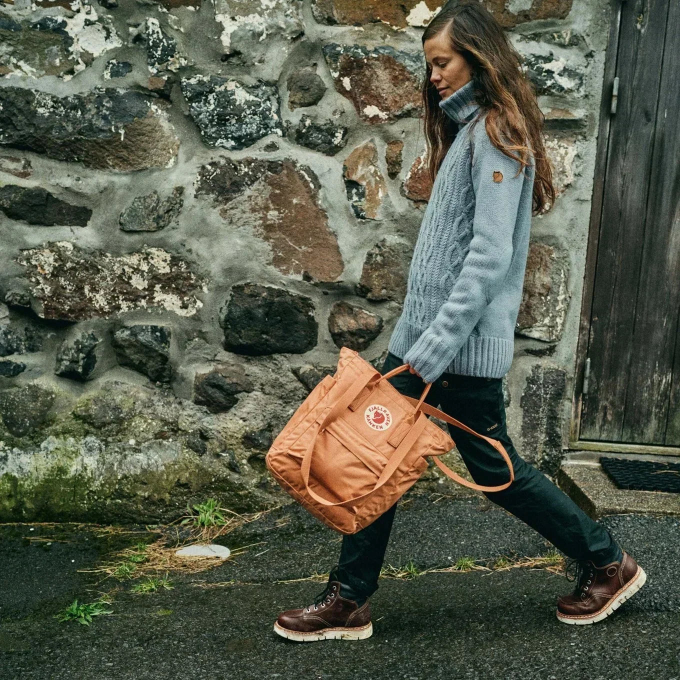 Shoulder Bag Fjällräven Kånken Original  – Adjustable Strap, Unisex Canvas Backpack for Everyday & Outdoor Use, Classic Scandinavian Design for Men & Women