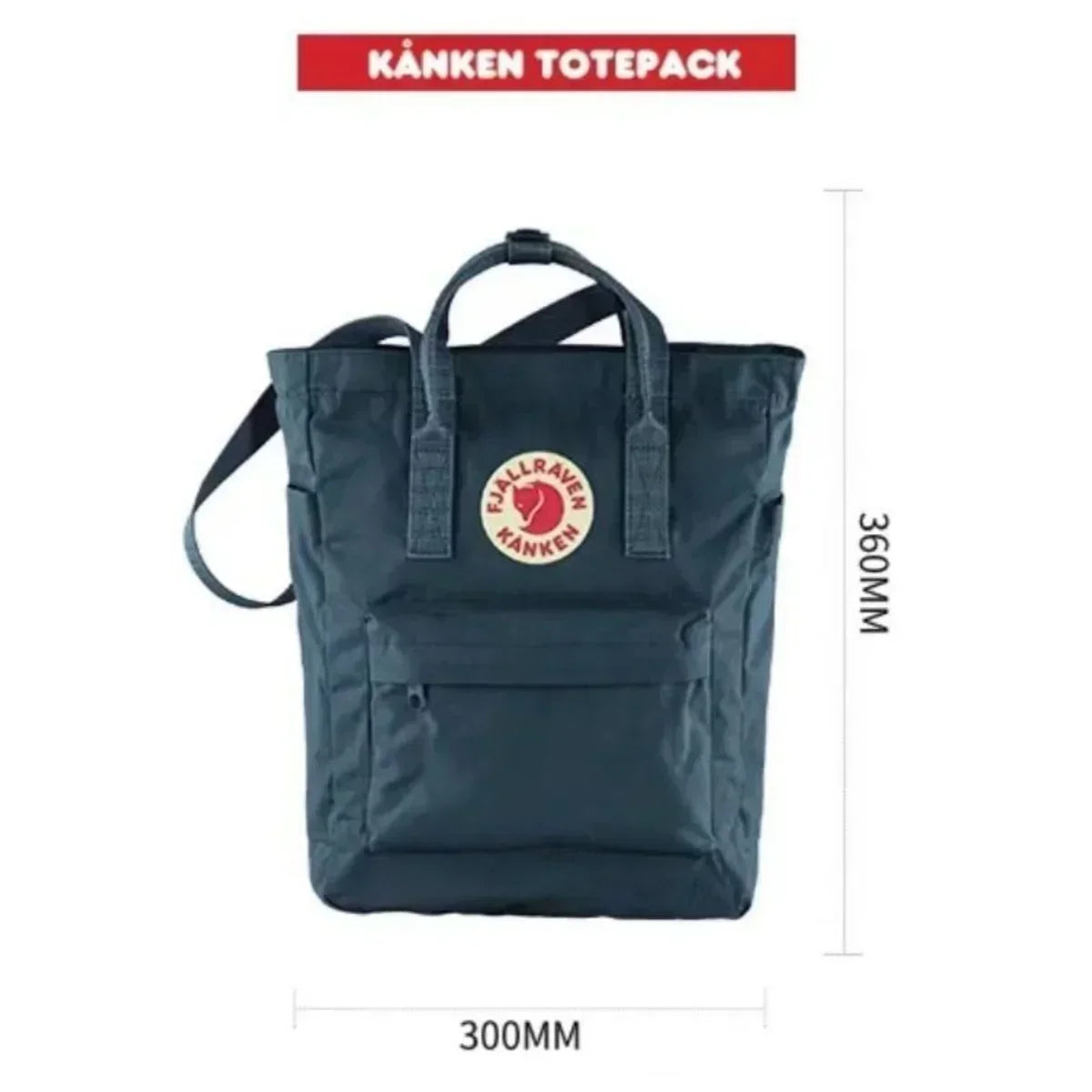 Shoulder Bag Fjällräven Kånken Original  – Adjustable Strap, Unisex Canvas Backpack for Everyday & Outdoor Use, Classic Scandinavian Design for Men & Women