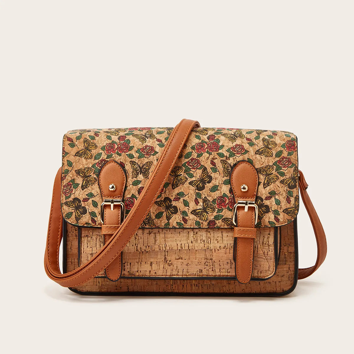 Bolsos de corcho natural para mujer | Bolsos de diseñador y bolsos tote de gran capacidad para ella, regalo para ella, oferta de Navidad.