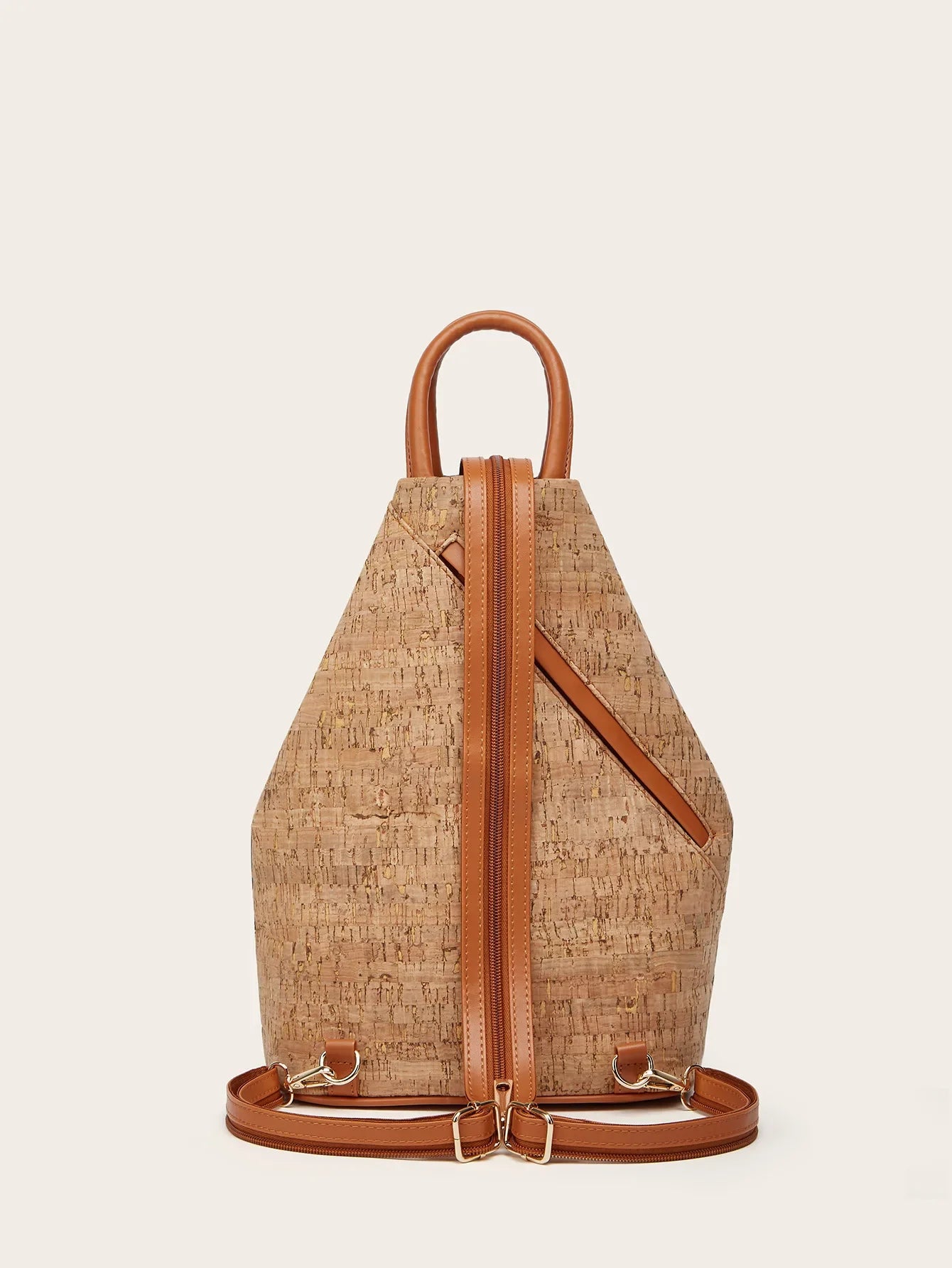 Mochila Tela de Corcho, Mochila Natural de corcho para mujer, Bolso vegano, Mochila ecológica y gran capacidad, Regalo para ella, Navidad