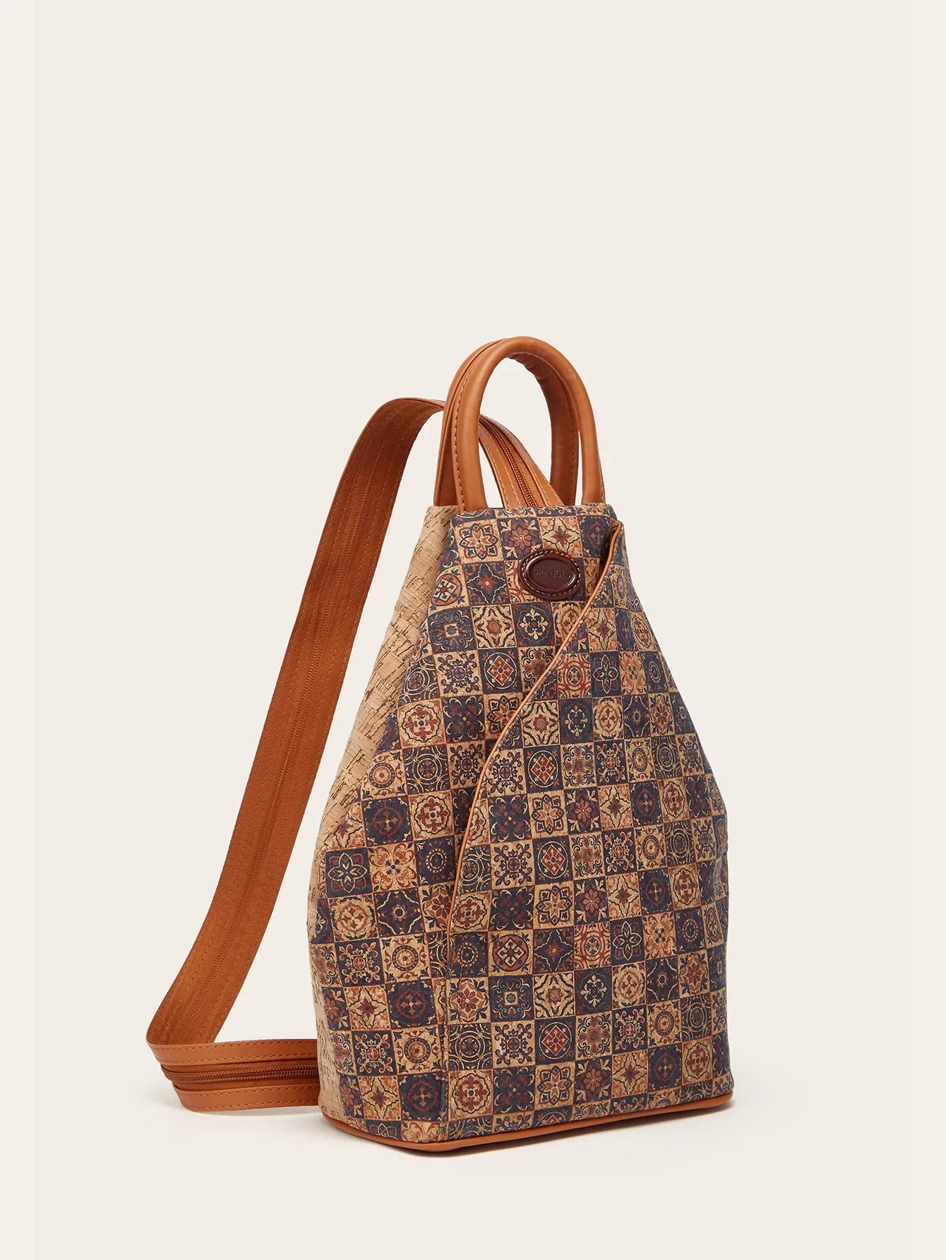 Mochila Tela de Corcho, Mochila Natural de corcho para mujer, Bolso vegano, Mochila ecológica y gran capacidad, Regalo para ella, Navidad