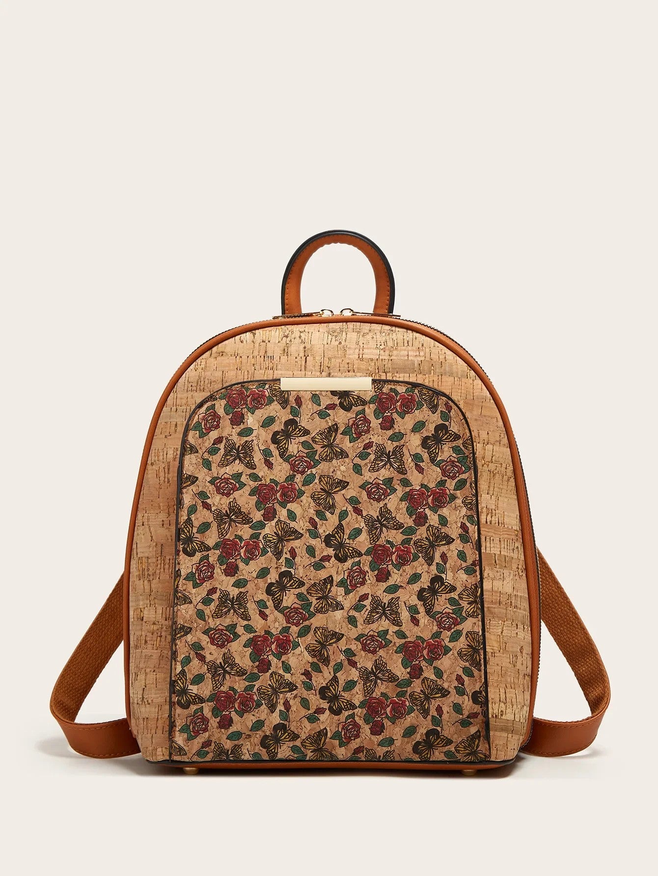 Mochila de Corcho para Mujer | Bolso Vegano, Mochila de Viaje Ecológica y de Gran Capacidad | Regalo para Ella, Navidad
