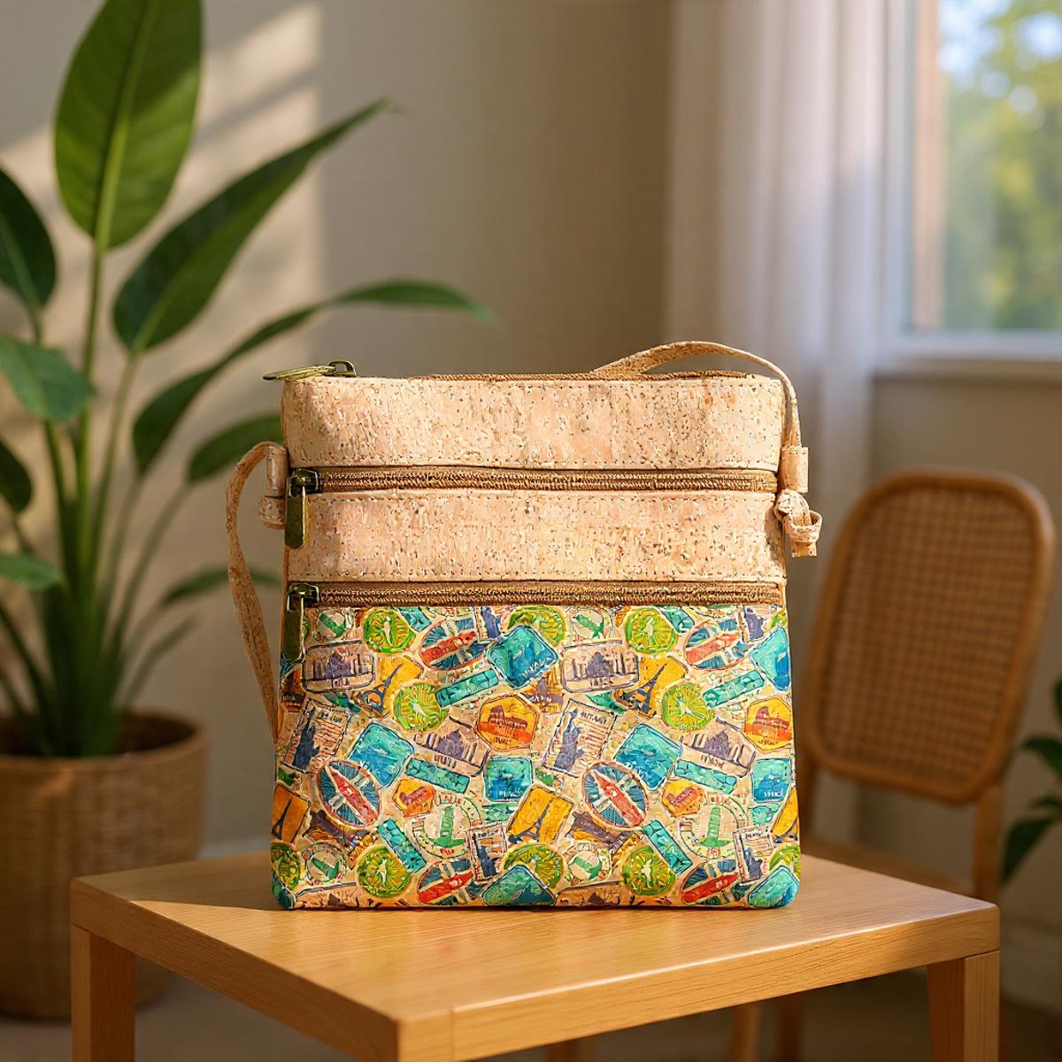 Bolsos de Corcho Natural para Mujer Portugal | Bolsos Cruzados de Diseñador y Tote Bags para Ella, Regalo para Ella, Oferta de Navidad