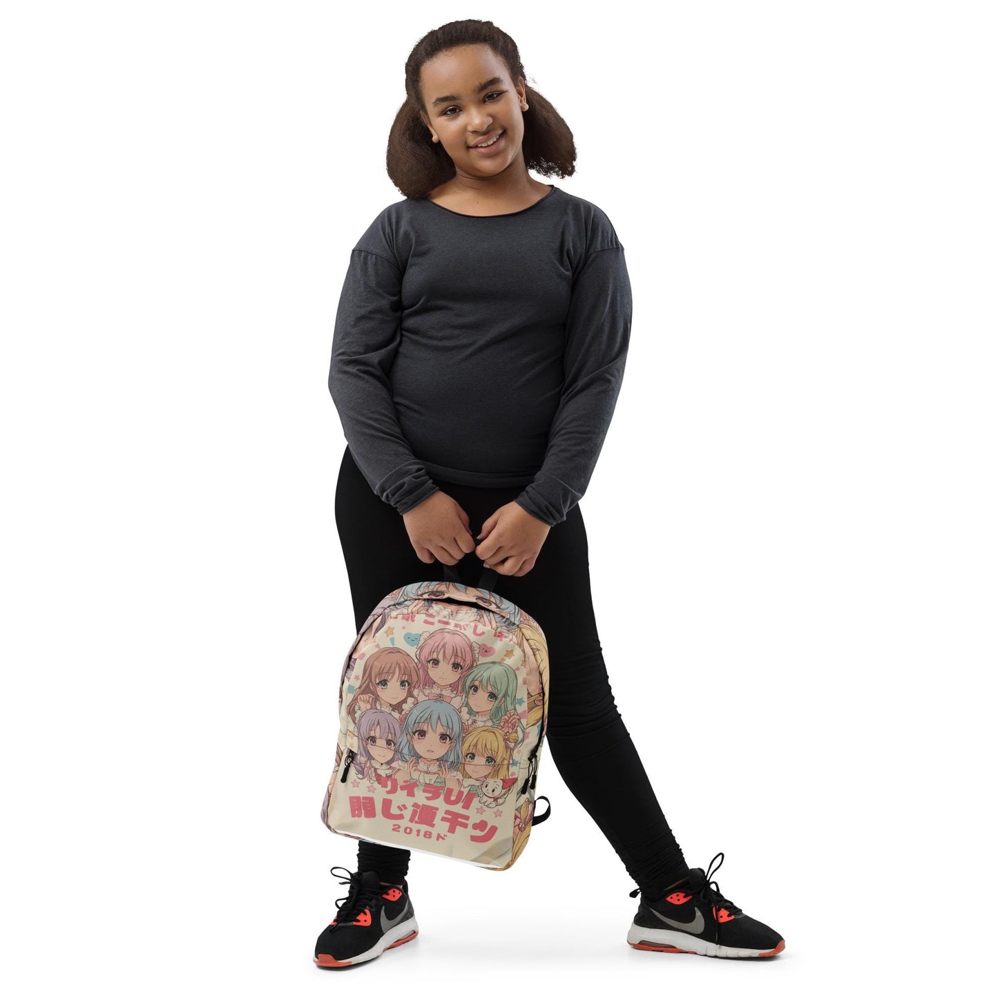 Mochila para Niñas | Bolsa Escolar Retro con Compartimento para Portátil | Mochila Estilo Manga Regalo | Mochila Kawaii Bonita de Uso Diario