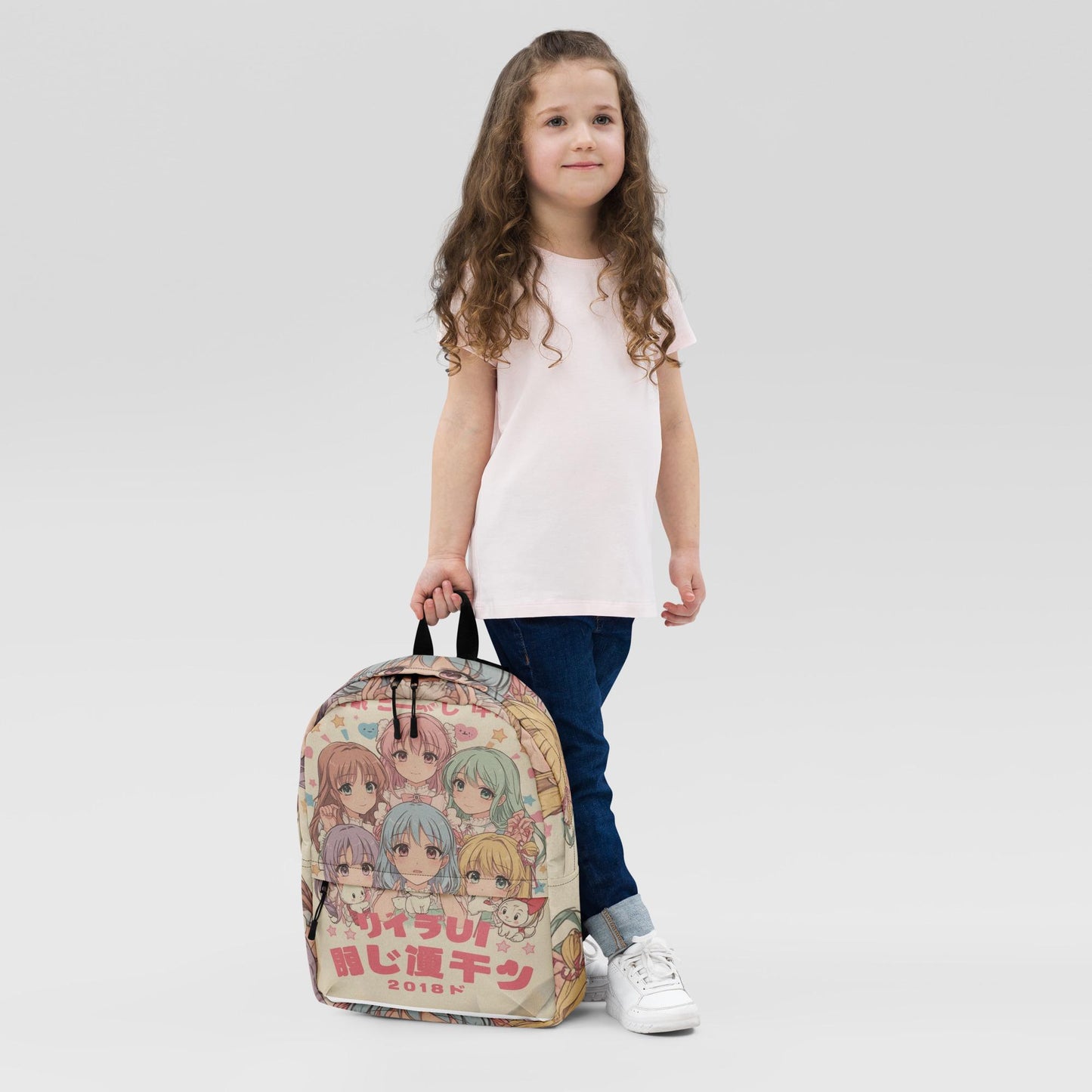 Mochila para Niñas | Bolsa Escolar Retro con Compartimento para Portátil | Mochila Estilo Manga Regalo | Mochila Kawaii Bonita de Uso Diario