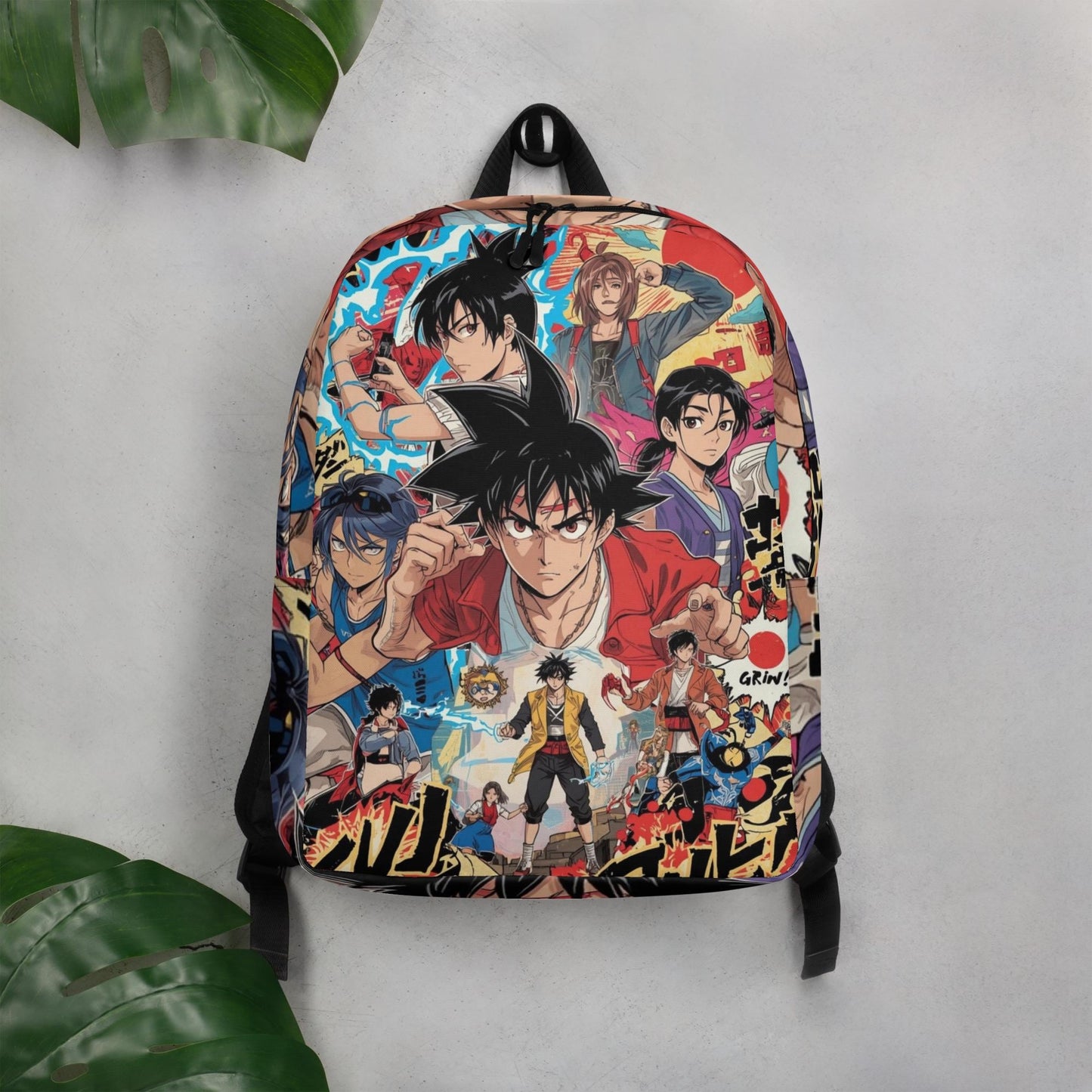 Mochila Estilo Anime Japonés | Mochila Unisex de Estética Manga, Mochila Aestética de Viaje, Mochila Escolar para Portátil