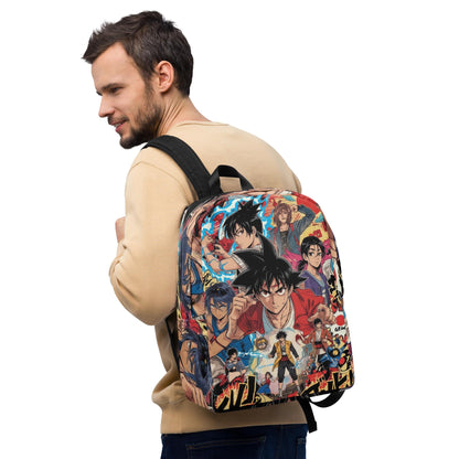 Mochila Estilo Anime Japonés | Mochila Unisex de Estética Manga, Mochila Aestética de Viaje, Mochila Escolar para Portátil