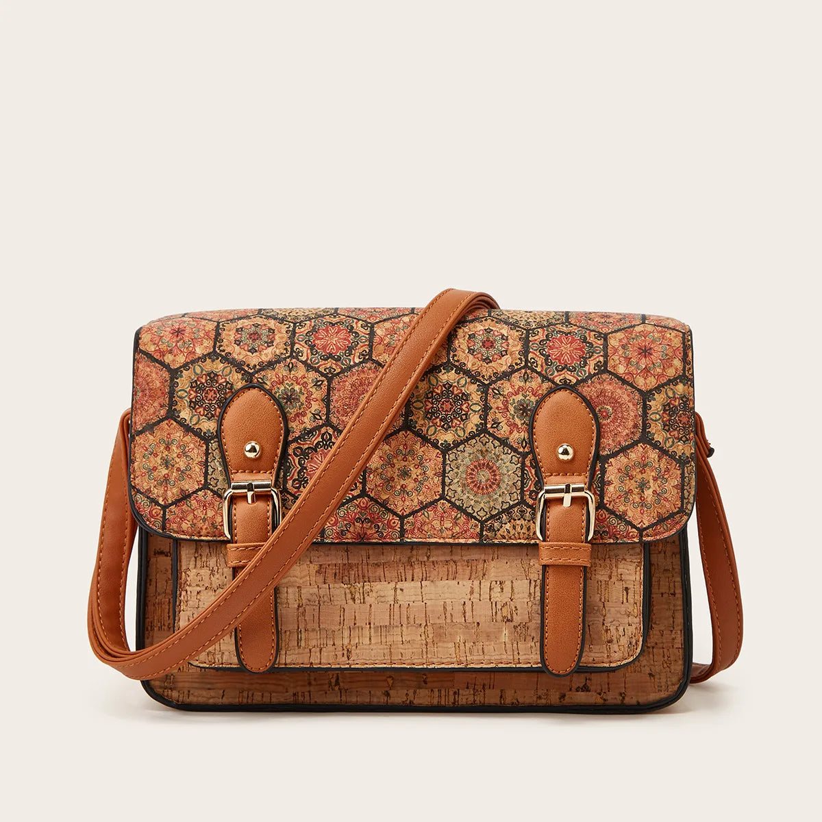 Bolsos de corcho natural para mujer | Bolsos de diseñador y bolsos tote de gran capacidad para ella, regalo para ella, oferta de Navidad.