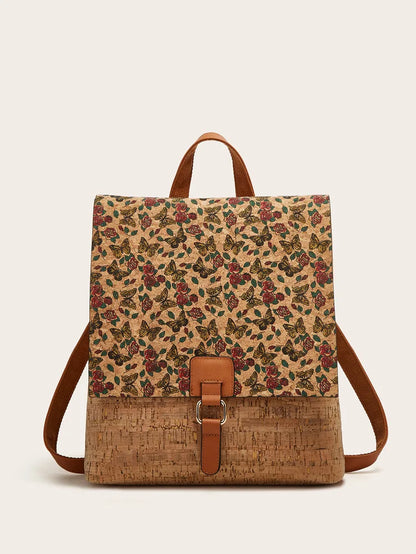 Mochila de Corcho para Mujer | Bolso Vegano, Mochila de Viaje Ecológica y de Gran Capacidad | Regalo para Ella, Navidad