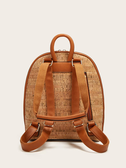 Mochila de Corcho para Mujer | Bolso Vegano, Mochila de Viaje Ecológica y de Gran Capacidad | Regalo para Ella, Navidad