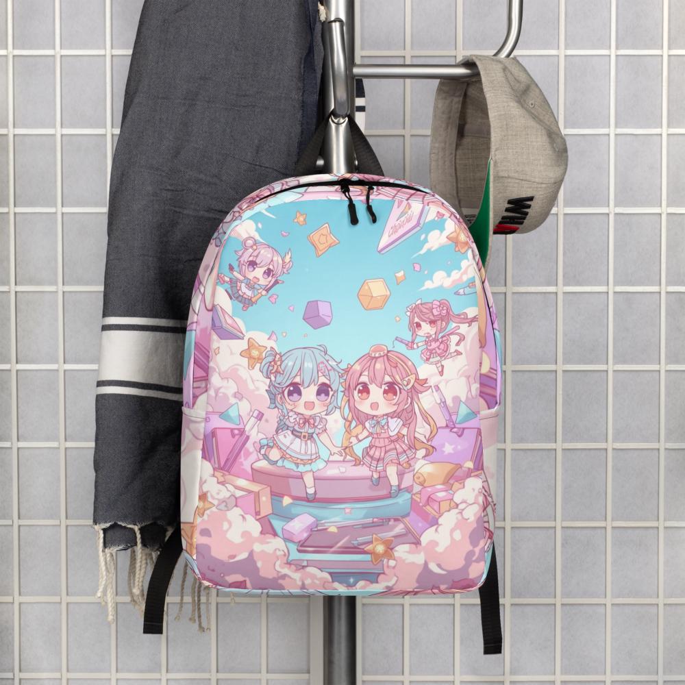 Mochila Japonesa Kawaii | Bolso Estilo Anime, Mochila Unisex Aesthetic de Viaje, Mochila Escolar para Portátil